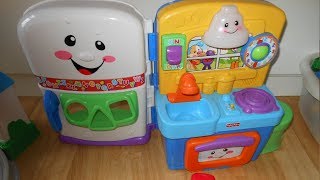 Musical and light up toy.Fisher-Price Baby Laugh & Learning Kitchen