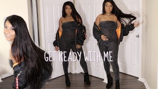 DATE NIGHT GET READY WITH ME: MAKEUP, HAIR, OUTFIT | JULIA HAIR #VLOGMAS DAY 24