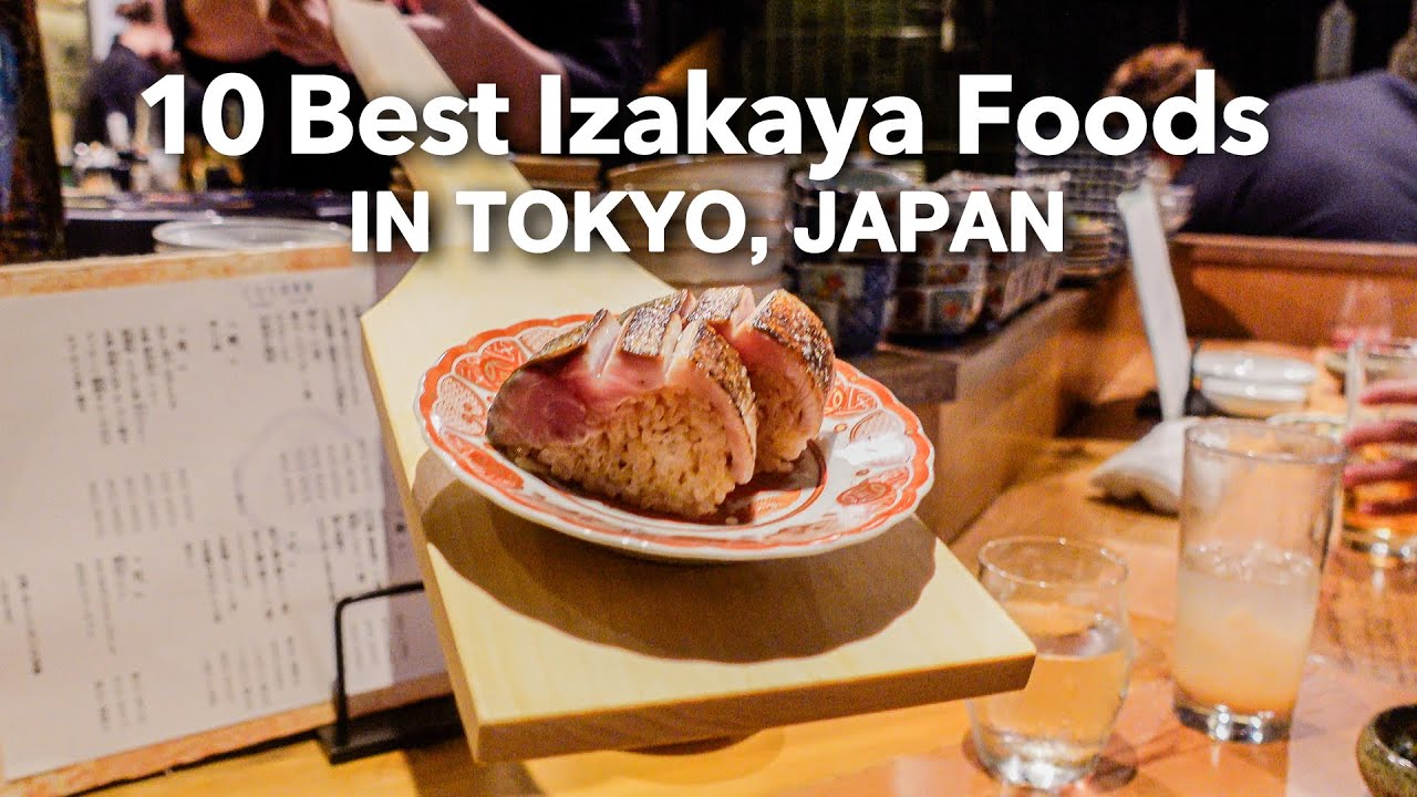 BEST10 ULTIMATE JAPANESE IZAKAYA FOOD TOUR IN TOKYO, JAPAN 2024