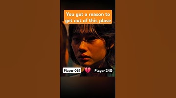 Heartbreaking Moment Between Players 067 and 240 🦑💔😭 | Squid Game | #shorts #edit #viral #squidgame