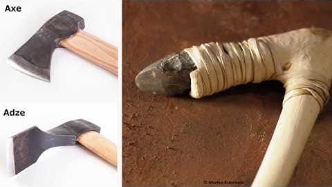 Stone Age archaeology: axes and chisels