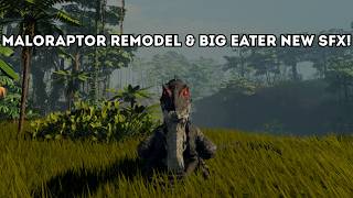 Maloraptor remodel &amp; big eater new sfx! |Jurrasic Genesis Roblox game|