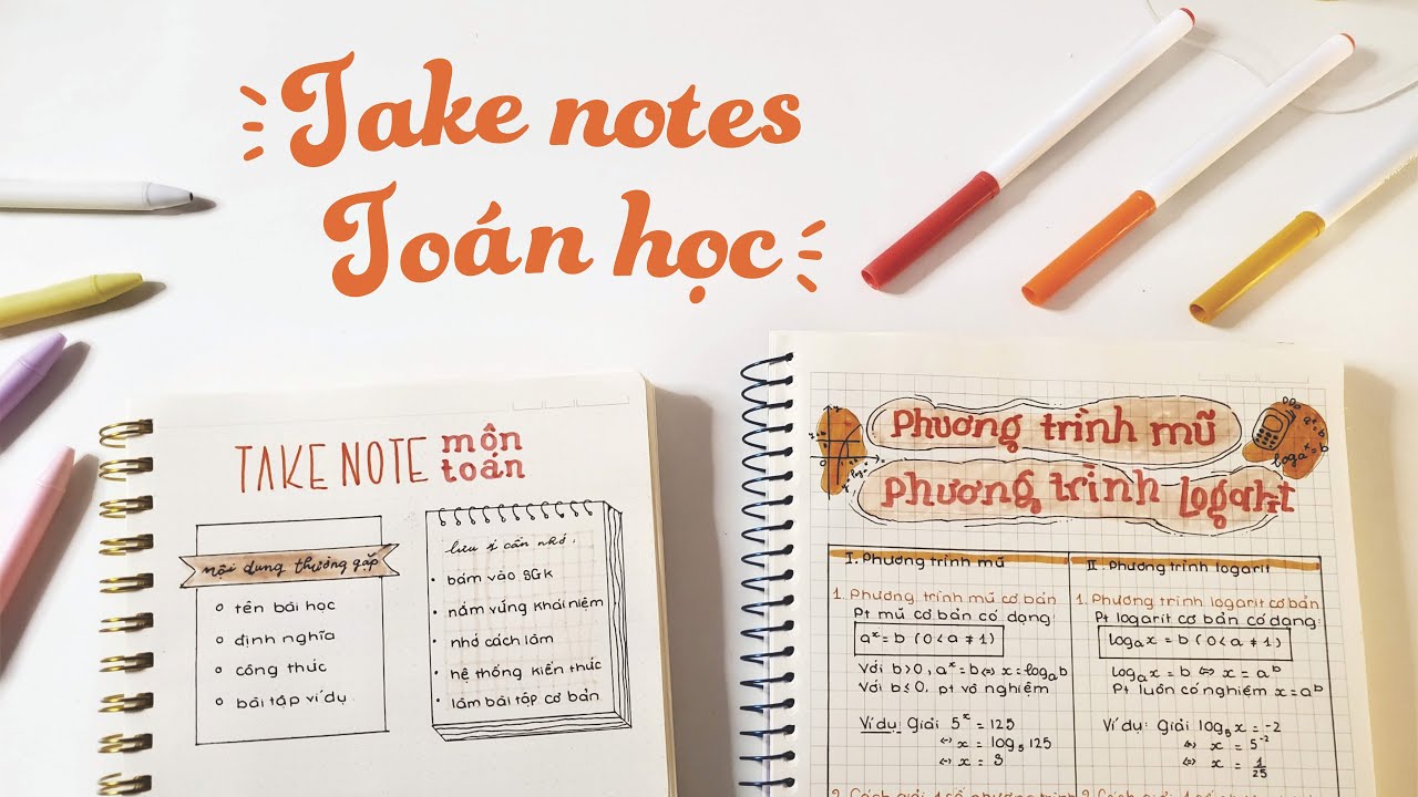 Tips học tập] Take notes môn Toán khoa học, hiệu quả như thế nào ...