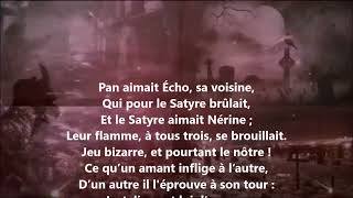 Pan Aimait Écho, Sa Voisine - Moschos Lu Par Yvon Jean