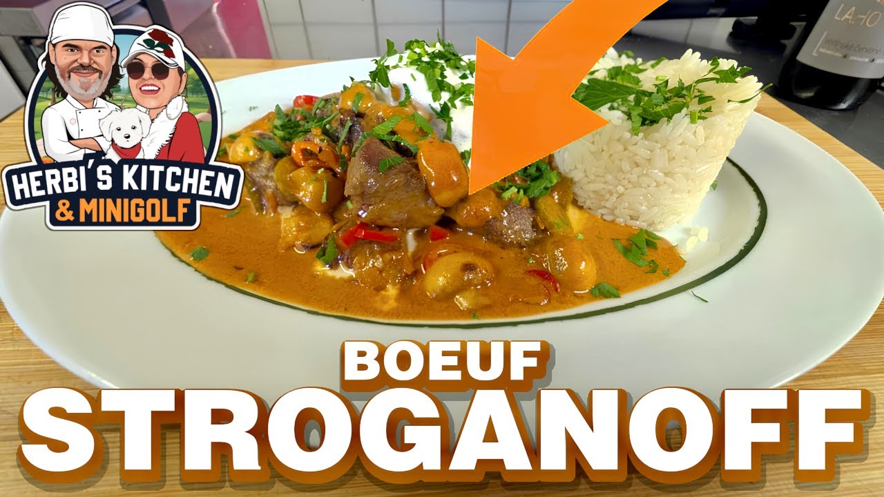 ORIGINAL Boeuf Stroganoff Filetspitzengulasch 🥩 Cremig, deftig & wie aus der TV-Küche erklärt!