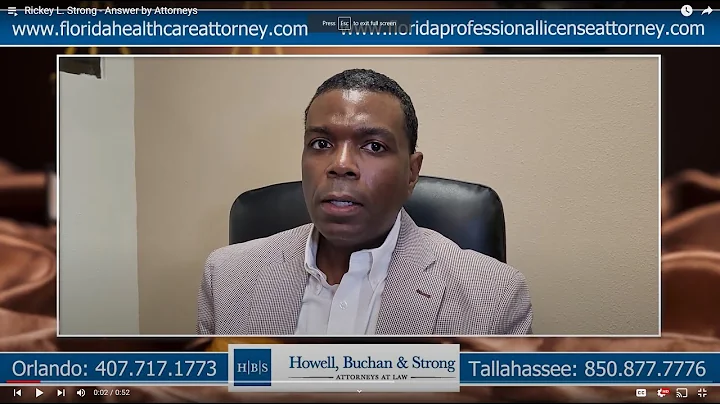 Rickey L. Strong - Answer by Attorneys