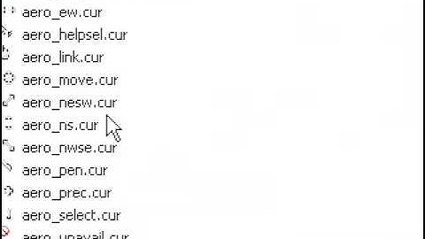 How to get vista Cursor on XP