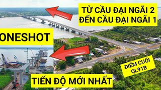 [ONESHOT] From Dai Ngai 2 Bridge to Dai Ngai 1 Bridge, how far has the access road on Cu Lao Dung...