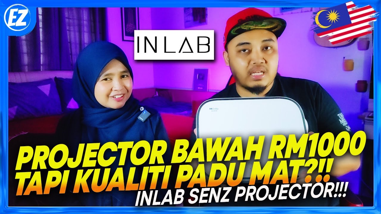 WAJIB BELI HOME CINEMA PROJECTOR KUALITI TERBAIK !! - REVIEW INLAB SENZ ...