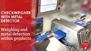 Checkweigher with metal detector - iXAPACK GLOBAL