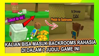 7 PENAMPAKAN BACKROOMS TERSEMBUNYI DI DALAM GAME | EASTER EGG TENTANG BACKROOM