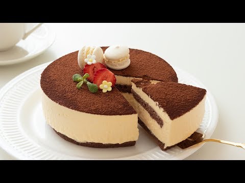 No-Bake Tiramisu Cheesecake Recipe. 