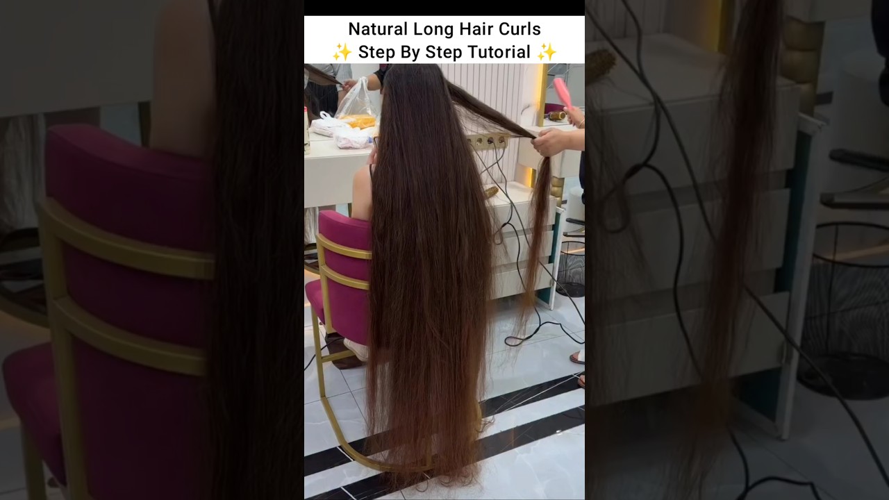 Natural long hair curls by baharhairmakeup__ | long hair