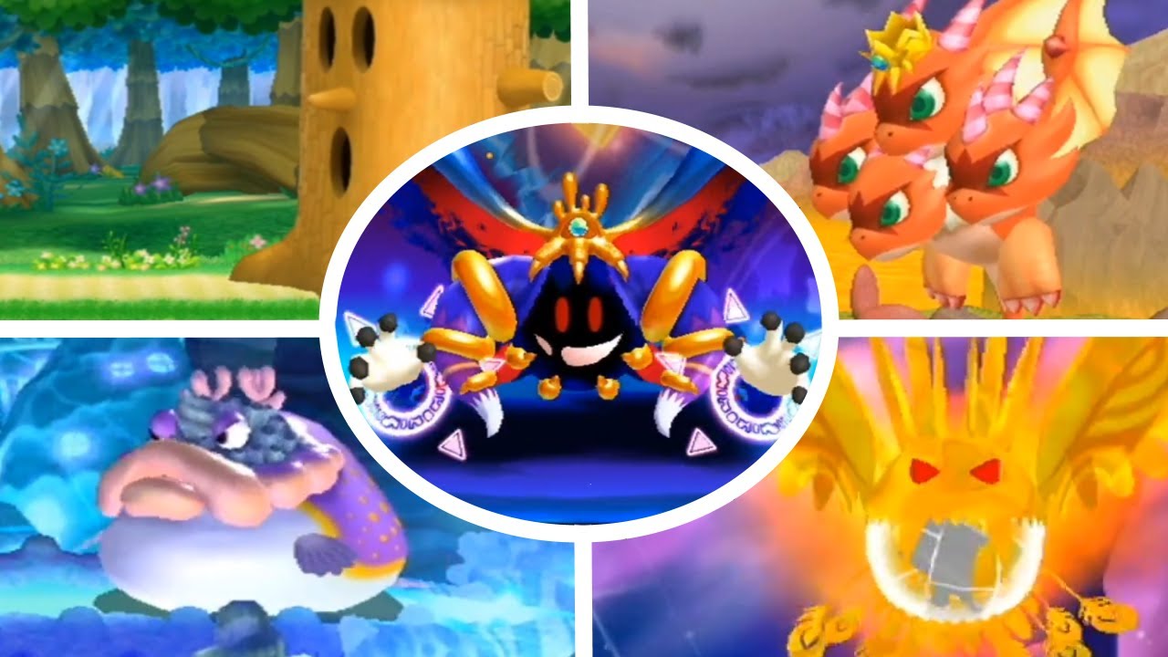 Kirby's Return to Dream Land All Bosses + Final Boss (Wii) - video  Dailymotion