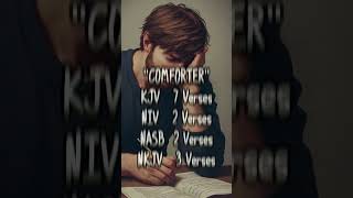 DO YOU KNOW THE COMFORTER –Modern Bible Omit & Steal the Glory of God Bible Truth Short shorts