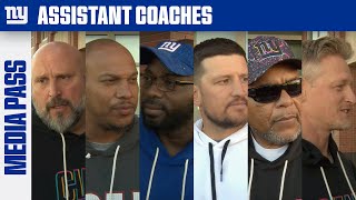 Giants Assistants Address the Media | New York Giants