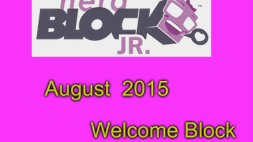 Nerd Block Jr Welcome Block August 2015!