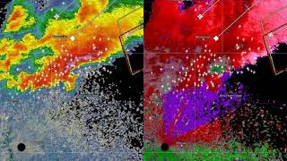 Albany Texas tornado 3-19-20 radar (part 1)