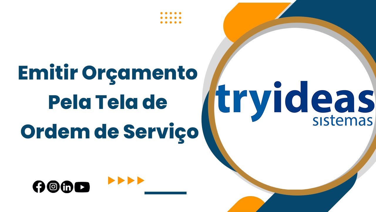 Emitir Orçamento Pela Tela de Ordem de Serviço - YouTube