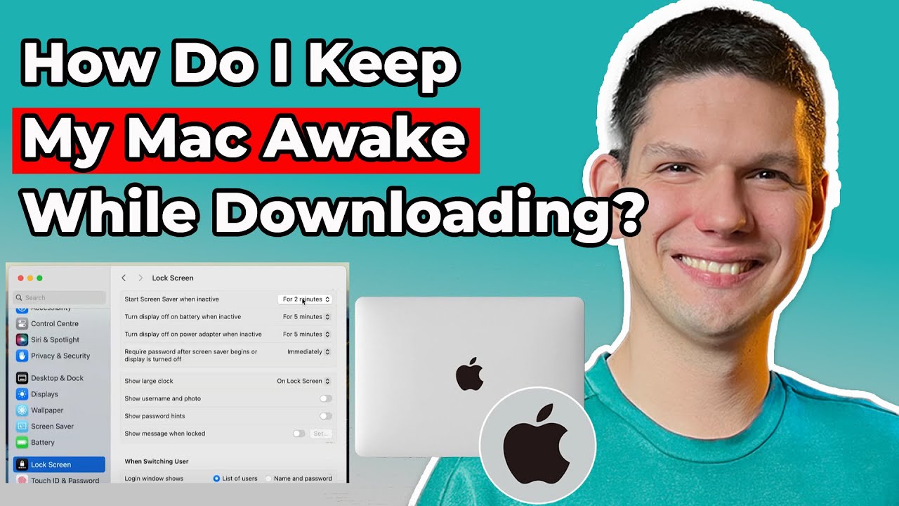 How Do I Keep My Macbook Awake While Downloading? - YouTube