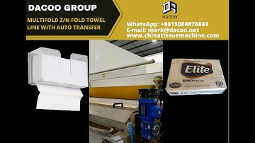 Multifold Z Fold N Fold Hand Towel Production Line with Auto Transfer