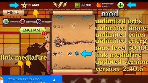 MAX LEVEL 50K || ALL MYTHICAL SETS UNLIMITED ORBS GEMS || SHADOW FIGHT 2 APK