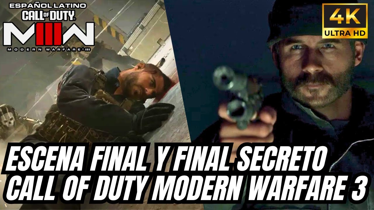 Escena Final y Final Secreto Completo de Call Of Duty Modern Warfare 3 ...