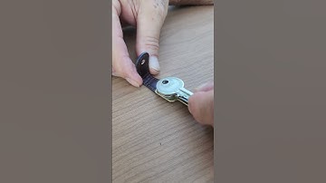 Extremely compact keychain 🔑​🔥​ #asmr #keysmart #keychain #keyorganizer #lifehack #shorts