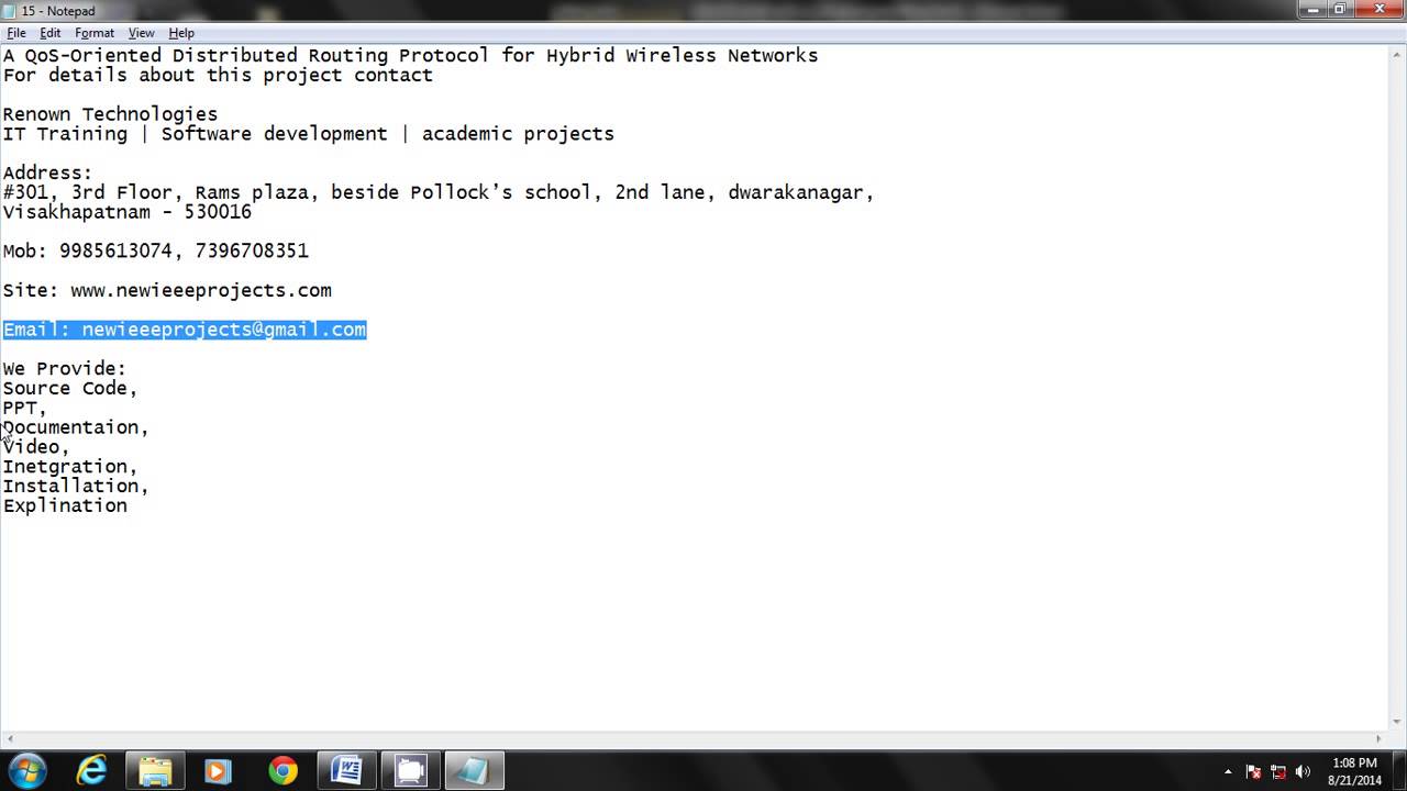 A QoS-Oriented Distributed Routing Protocol for Hybrid Wireless ...