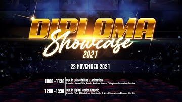 Diploma Final Year Virtual Showcase 2021 (3D Modelling & Animation and Digital Motion Graphics)