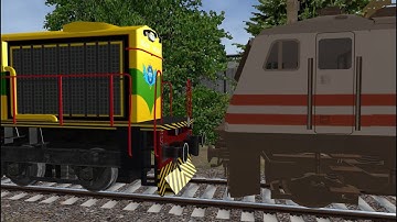 Shunting and loco change at bandra terminus  || indian railway in MSTS OPEN RAIL ||