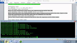 CCNA Voice Gatekeeper Lab