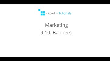 CS-Cart Tutorials. CS-Cart Online Shop Marketing - Banners