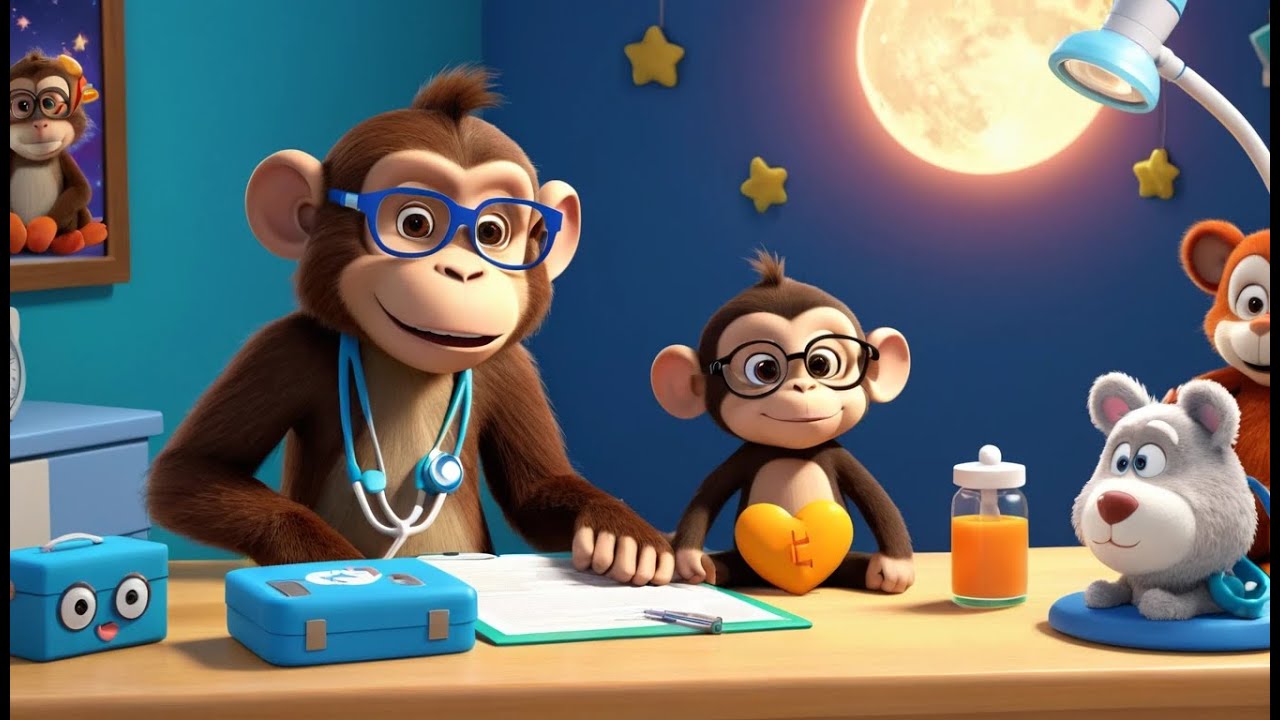 Five Little Monkeys Jumping | Fun Nursery Rhyme for Kids | Sing-Along ...