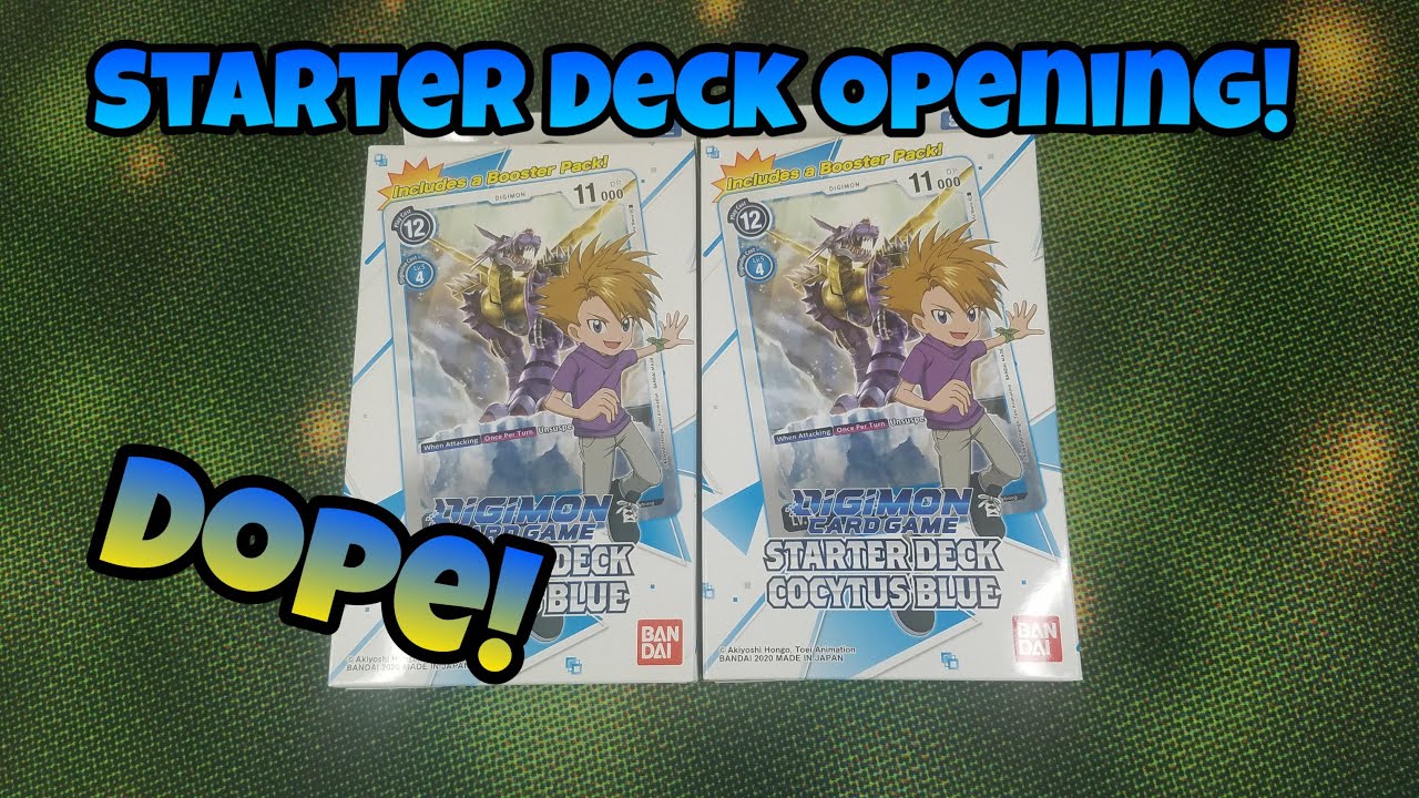 *NEW* Digimon Card Game Starter Deck Cocytus Blue Opening!