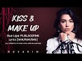 Dua lipa  blackpink  kiss and make up lyrics hanromeng