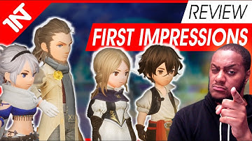 JRPG COMFORT Food? BRAVELY DEFAULT 2 First Impressions REVIEW!