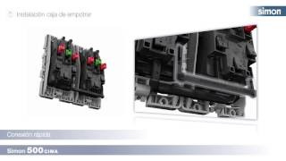 INSTALACIÓN EMPOTRADA  SIMON 500 CIMA