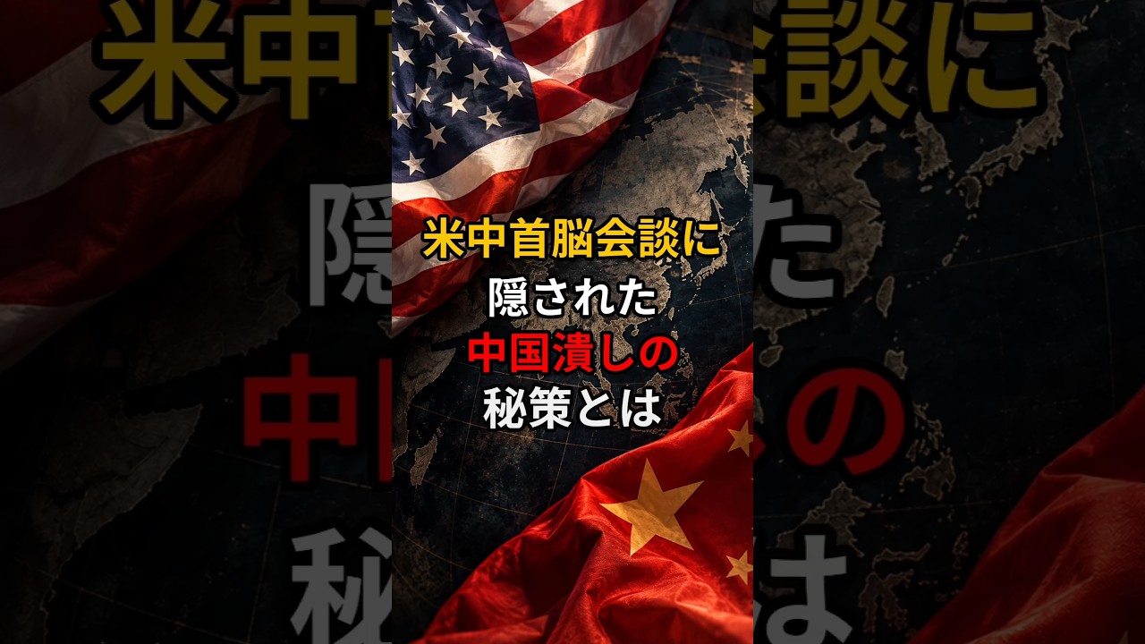 米中首脳会談に隠された中国潰しの秘策とは