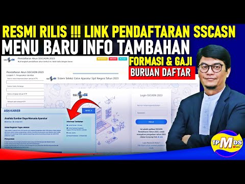 RILIS !!! RESMI DIBUKA LINK SSCASN UNTUK PENDAFTARAN PPPK 2023