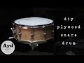 DIY Plywood Snare Drum 6 x 14 - Baltic Birch | Woodworking Bent Lamination