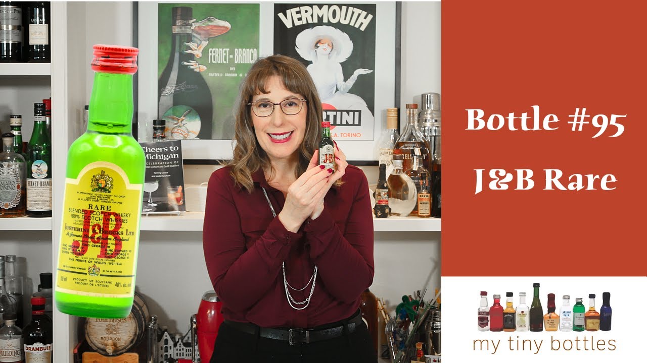 My Tiny Bottles: J&B Rare Blended Scotch - History in Grandma's