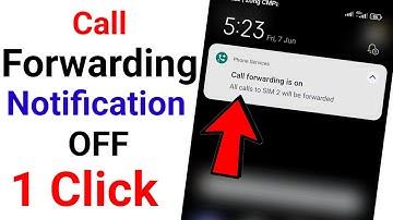 call forwarding notification off / call forwarding ka notification kaise off karen