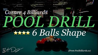 Pool Drill | 6 Balls For Shape Drill