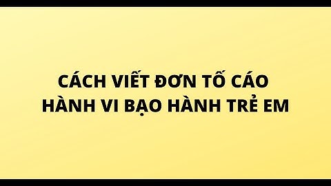 Viết bài văn về bạo hành trẻ em