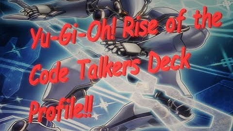 Yu-Gi-Oh! Code Talker Deck Profile July 2020!!