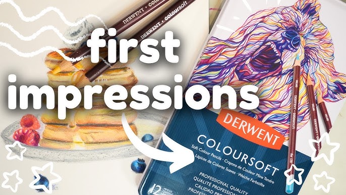 Derwent Drawing Pencils 24 Tin ✶ Unboxing, colour swatching, first  impressions 