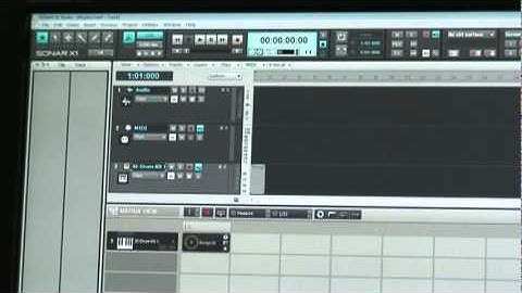 Sonar X1 Studio Matrix View Bug