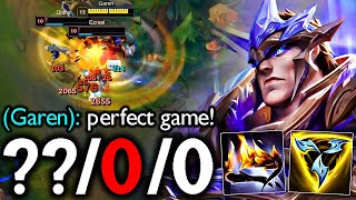 PERFECT GAREN GAME DOESN'T EXI...