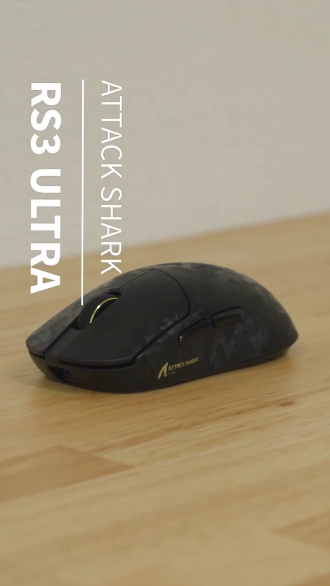 ATTACK SHARK RS3 ULTRA】This GPRO-shape carbon mouse is an insane